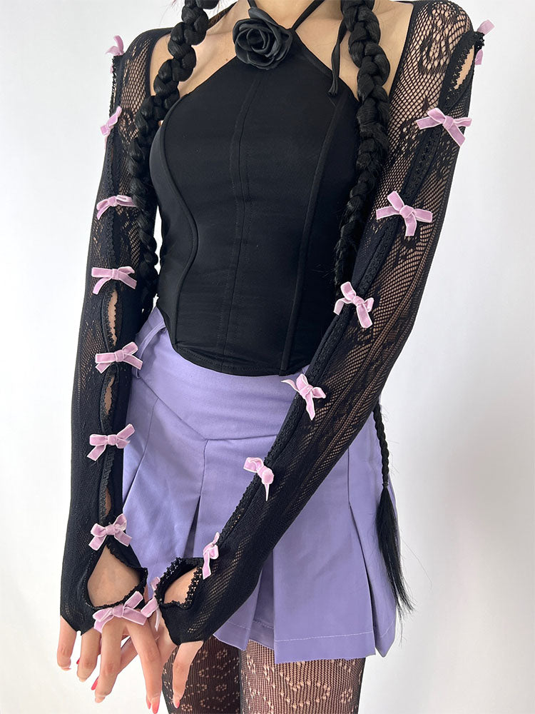 Y2K Bow-knot Subculture Shawl Sleeves