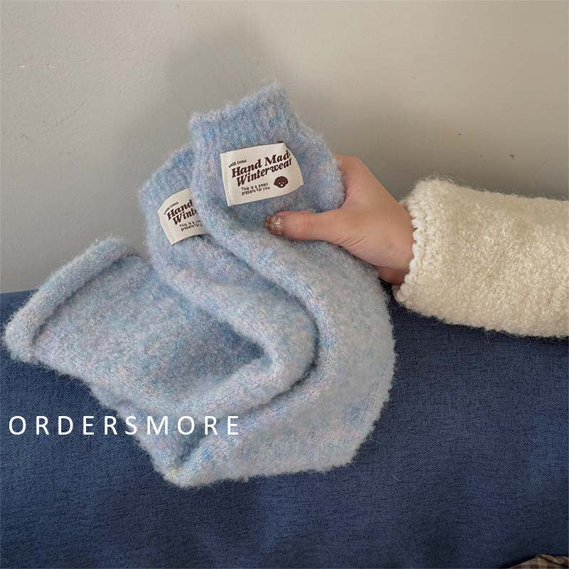 INS Macaron Color Thicken Leg Warmers