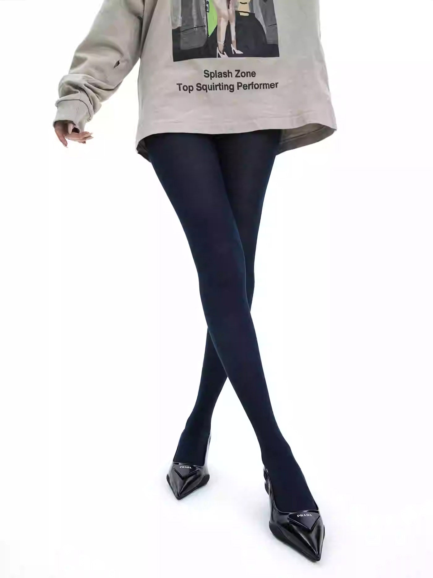 Angora Red Matte Velvet Pantyhose