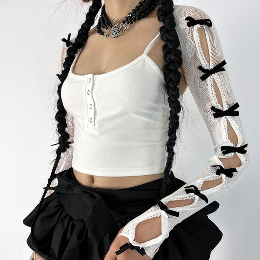Y2K Bow-knot Subculture Shawl Sleeves