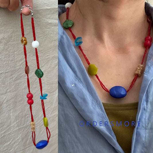 Czech Glass Beads Necklace