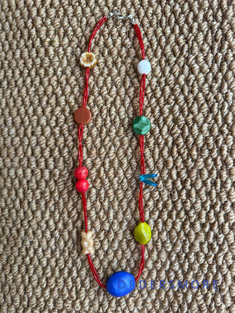 Czech Glass Beads Necklace