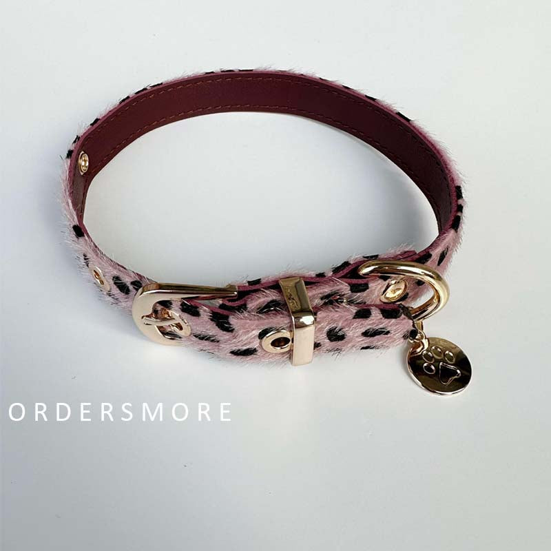 Y2K Leopard Print Choker