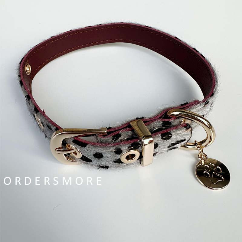 Y2K Leopard Print Choker