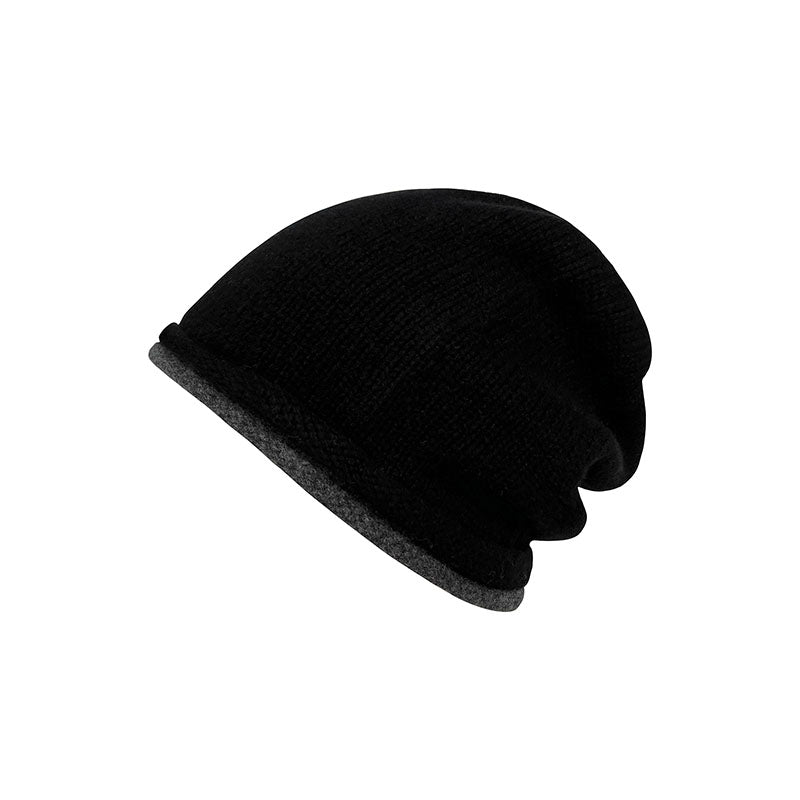 INS Striped Pure Wool Knitted Hat