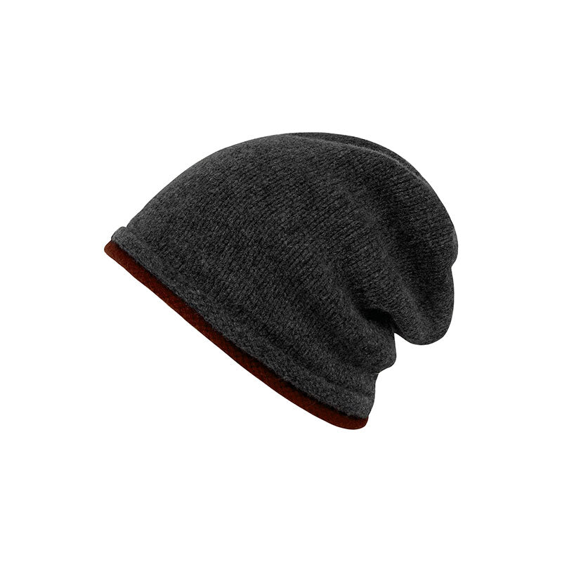 INS Striped Pure Wool Knitted Hat