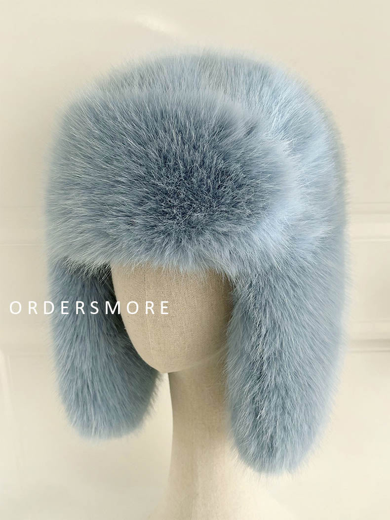 INS Winter Warm Faux Fur Hat & Scarf